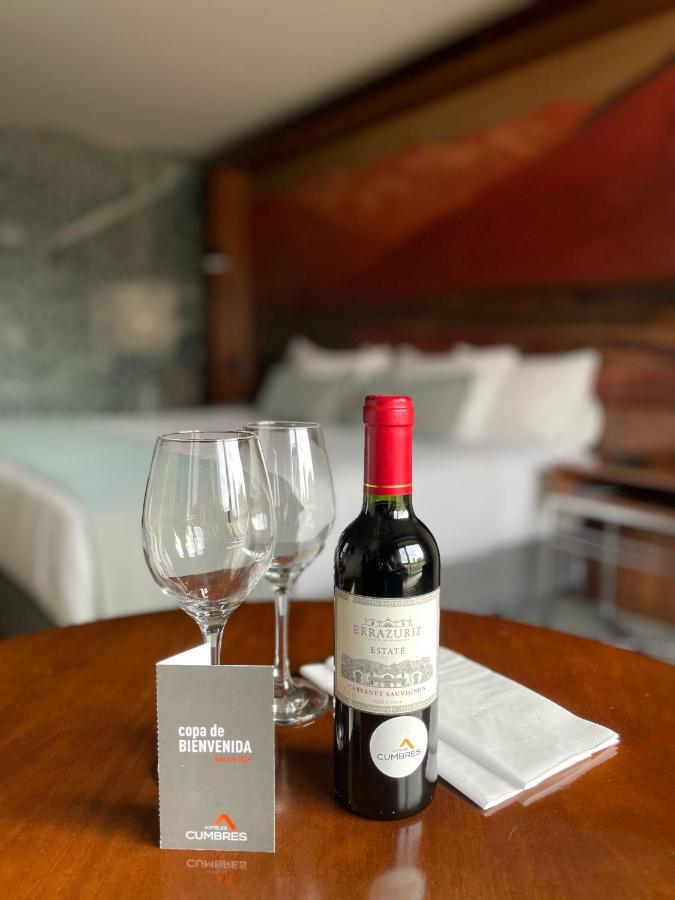Hotel Cumbres Lastarria Santiago Kültér fotó A bottle of wine